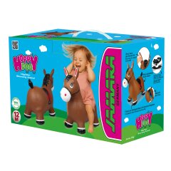 Animal saltarín Caballo HoppyDoo marrón con...