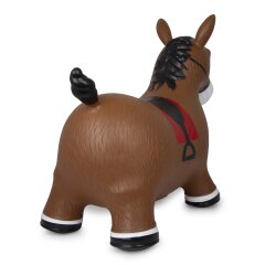 Animal saltarín Caballo HoppyDoo marrón con bomba
