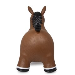 Bouncing animal horse brown with pump