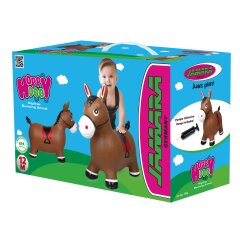 Bouncing animal horse brown with pump