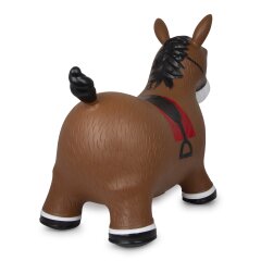 Bouncing animal horse brown with pump