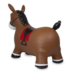 Bouncing animal horse brown with pump