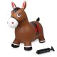 Bouncing animal horse brown with pump