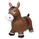 Bouncing animal horse brown with pump