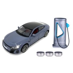 Audi RS e-tron GT Diecast 1:36 grey incl. Button cells