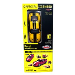 Ford Mustang GT Diecast 1:42 amarillo 2en1