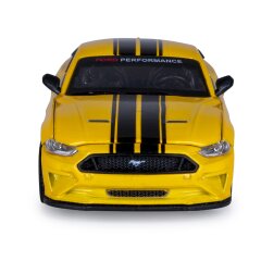 Ford Mustang GT Diecast 1:42 gelb 2in1