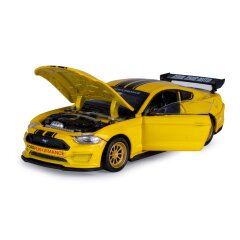 Ford Mustang GT Diecast 1:42 gelb 2in1