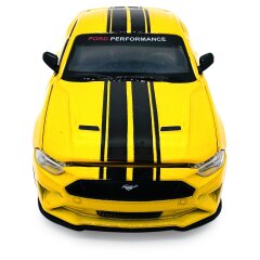 Ford Mustang GT Diecast 1:42 giallo 2in1