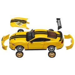 Ford Mustang GT Diecast 1:42 giallo 2in1