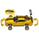 Ford Mustang GT Diecast 1:42 yellow 2in1