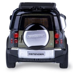 Land Rover Defender 110 Diecast 1:32 grün inkl. Knopfzellen