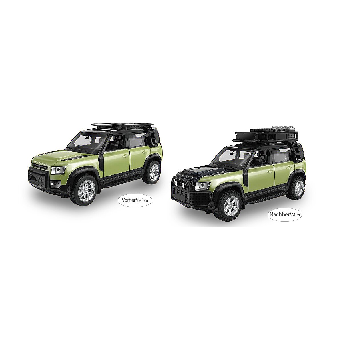 Land Rover Defender 110 1/43 ディスプレイ用装飾品 Land Rover Defender 110 1/43 ディスプレイ用装飾品