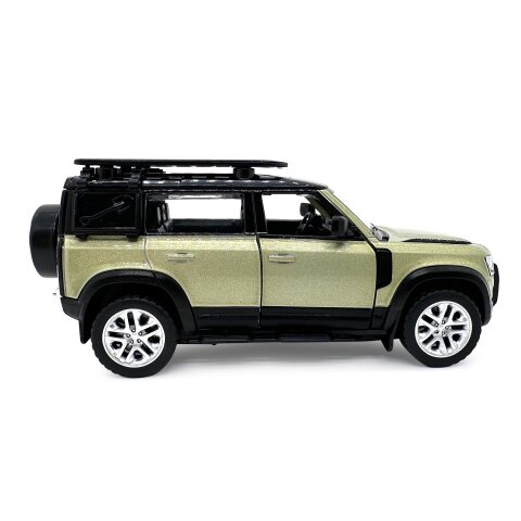 Land Rover Defender 110 Diecast 1:43 green 2in1