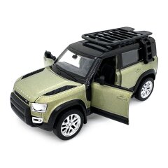Land Rover Defender 110 Diecast 1:43 green 2in1