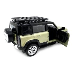 Land Rover Defender 110 Diecast 1:43 green 2in1