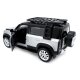 Land Rover Defender 110  Diecast 1:43 silver 2in1