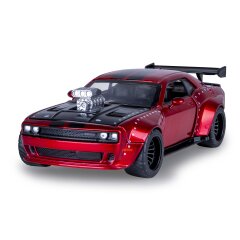 Dodge Challenger SRT Jailbreak Diecast 1:36 rojo 2en1