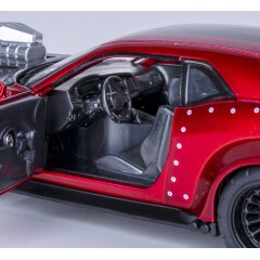 Dodge Challenger SRT Jailbreak Diecast 1:36 rojo 2en1