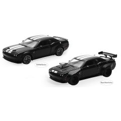Dodge Challenger SRT Jailbreak Diecast 1:36 black 2in1