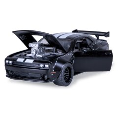 Dodge Challenger SRT Jailbreak Diecast 1:36 negro 2en1
