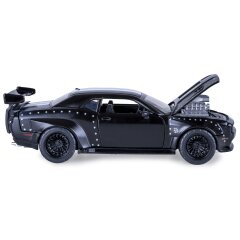 Dodge Challenger SRT Jailbreak Diecast 1:36 negro 2en1