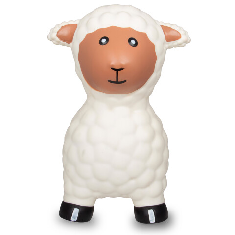 オーストラリア産製造の羊毛革❗️羊1匹分　　おもちゃ Bouncing animal sheep HoppyDoo white with pump