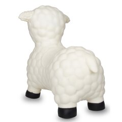 Animal rebondissante mouton blanc avec pompe