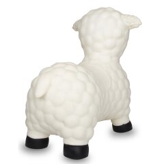 Animal rebondissante mouton blanc avec pompe