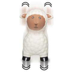 Bouncing animal sheep HoppyDoo white with pump