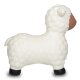 Animal rebondissante mouton blanc avec pompe