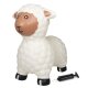 Animal rebondissante mouton blanc avec pompe