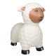 Animal rebondissante mouton blanc avec pompe