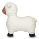 Animal rebondissante mouton blanc avec pompe