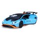 Lamborghini Huracán STO Diecast 1:32 blu incl. Pile a bottone