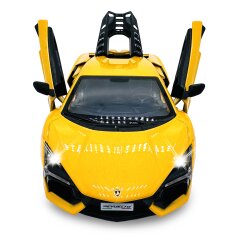 Lamborghini Revuelto Diecast 1:24 yellow incl. Button cells
