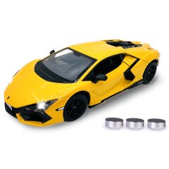 Lamborghini Revuelto Diecast 1:24 yellow incl. Button cells