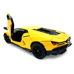 Lamborghini Revuelto Diecast 1:24 yellow incl. Button cells
