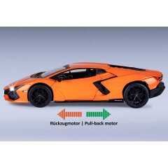Lamborghini Revuelto Diecast 1:32 orange incl. Button cells