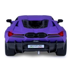 Lamborghini Revuelto Diecast 1:32 viola incl. Pile a bottone
