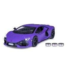 Lamborghini Revuelto Diecast 1:32 viola incl. Pile a bottone