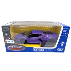 Lamborghini Revuelto Diecast 1:32 violeta incl. Pilas de...