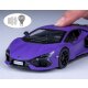 Lamborghini Revuelto Diecast 1:32 viola incl. Pile a bottone