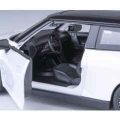 BMW Mini Cooper Diecast 1:28 white incl. Button cells