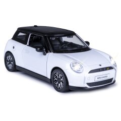 BMW Mini Cooper Diecast 1:28 white incl. Button cells