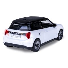 BMW Mini Cooper Diecast 1:28 white incl. Button cells