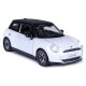 BMW Mini Cooper Diecast 1:28 white incl. Button cells