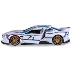 BMW 3.0 CSL Hommage R Diecast 1:24 bianco incl. Pile a bottone