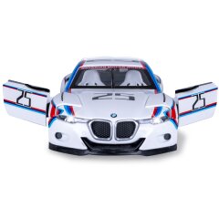 BMW 3.0 CSL Hommage R Diecast 1:24 bianco incl. Pile a bottone