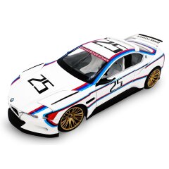 BMW 3.0 CSL Hommage R Diecast 1:24 bianco incl. Pile a bottone